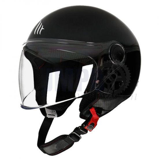 Helm Jet Street MT Glans Zwart