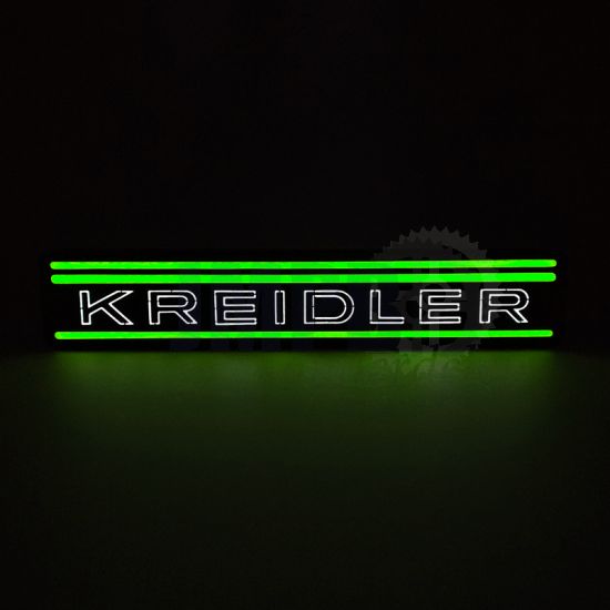 Lamp Kreidler Strepen LED Groen