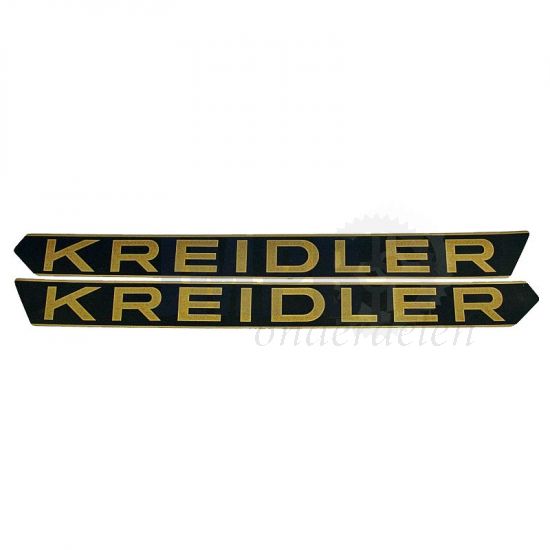 Kreidler Tankstickers Goud 385X36MM