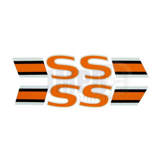 Stickerset SS Oranje/Zwart Yamaha FS1