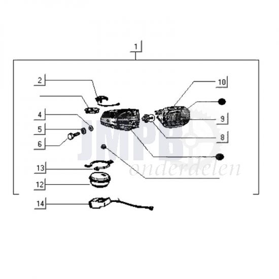 Koplamp Gilera Citta