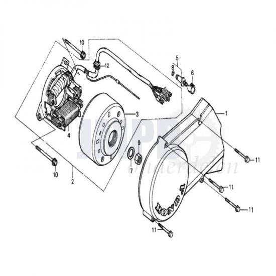 Ontsteking Honda MT50