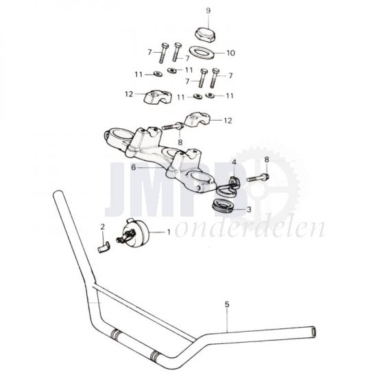 Stuur / Kroonplaat Honda MT50