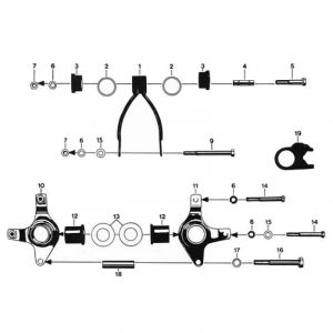 17. Zundapp 529 Motorophanging