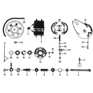 24. Zundapp 529 Achternaaf 120MM