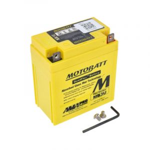 Accu 12 Volt MotoBatt MB3U 3.8 Ah