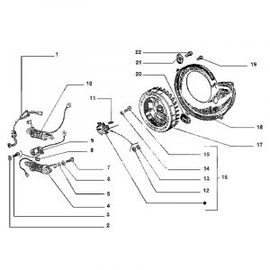 Ontsteking Gilera Citta Contactpunten