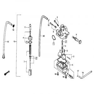 Carburateur Honda MB50