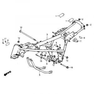 Frame Honda MB50