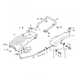 Olietank Honda MT50