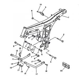 Frame Yamaha FS1 2RU