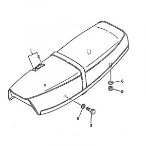 Buddyseat Yamaha FS1 2RU