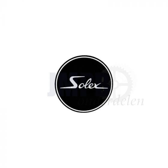 Sticker Solex Logo Rond Zwart/Wit 41MM