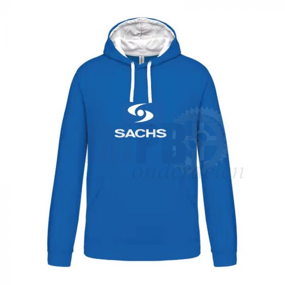 Sweater Sachs Hoodie Blauw