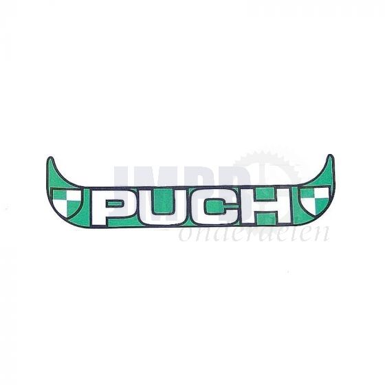 Sticker Plaathouder Smal Puch Wit