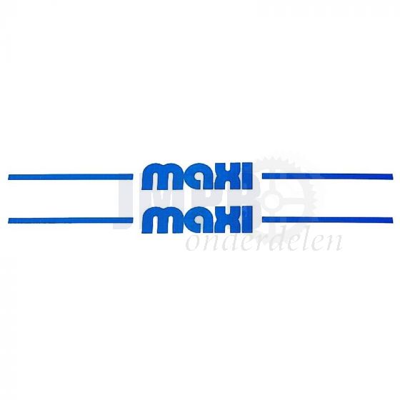 Stickerset Maxi Zijscherm Blauw 235X20MM