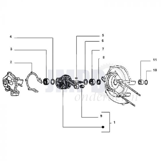 Krukas Vespa Ciao Pen 10