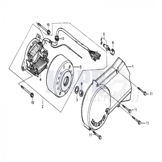 Ontsteking Honda MB50