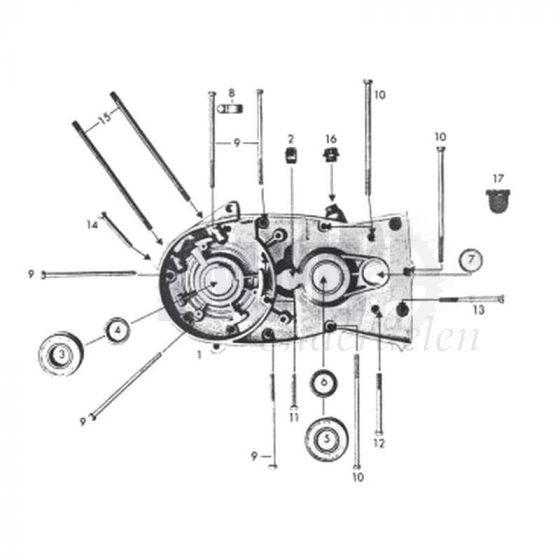 Zundapp 517 GTS50 Carter Links