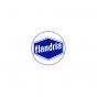 Sticker Flandria Logo Blauw/Wit 41MM