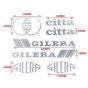 Stickerset Gilera Citta Chrome 7-Delig