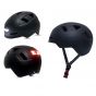 Helm Snorfiets Zwart met Verlichting