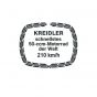 Sticker Kreidler 210KM/H Zwart