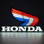 Lamp Honda Logo LED Rood/Wit/Blauw