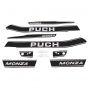 Stickerset Puch Monza 4SL Zwart/Wit