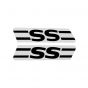 Stickerset SS Zwart/Wit Yamaha FS1