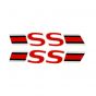 Stickerset SS Rood/Zwart Yamaha FS1