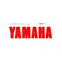 Sticker Yamaha "Powered By" Rood